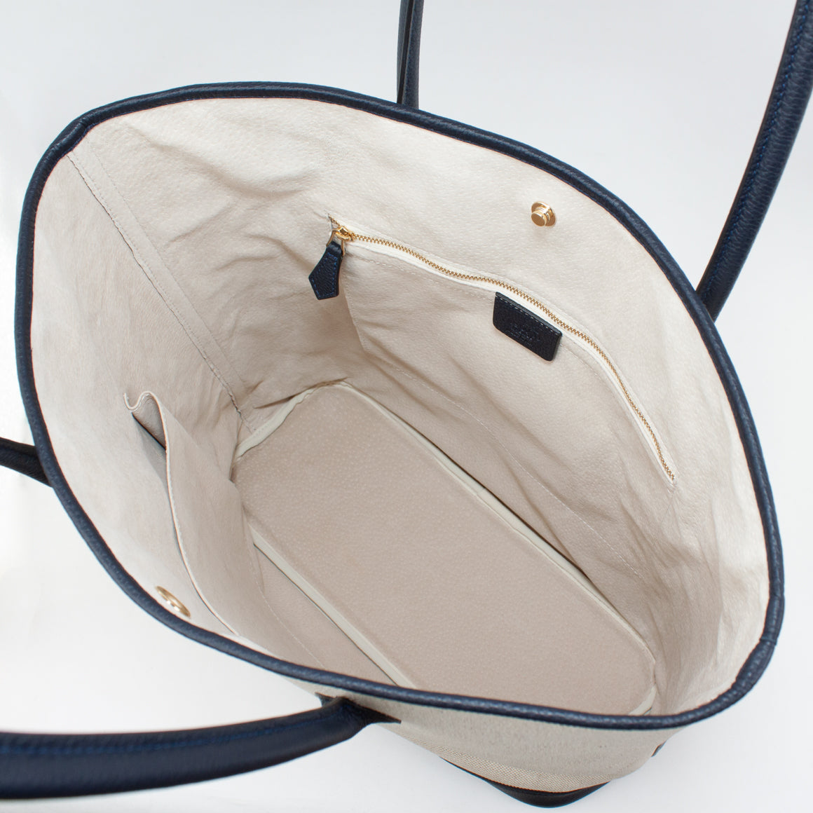 0943 BG/LD TOTE - H Col.Naturel/Navy