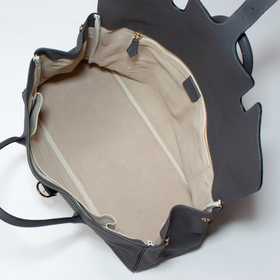 0983 LD FLAP TOTE - L Col.Grigio