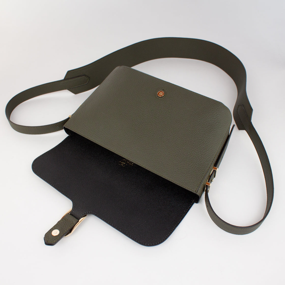 1243 LD SHOULDER BAG Col.VerdeScuro