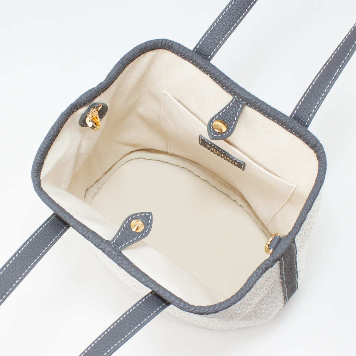 Toron O. TW/TG TOTE BAG Col.Panna/Gray