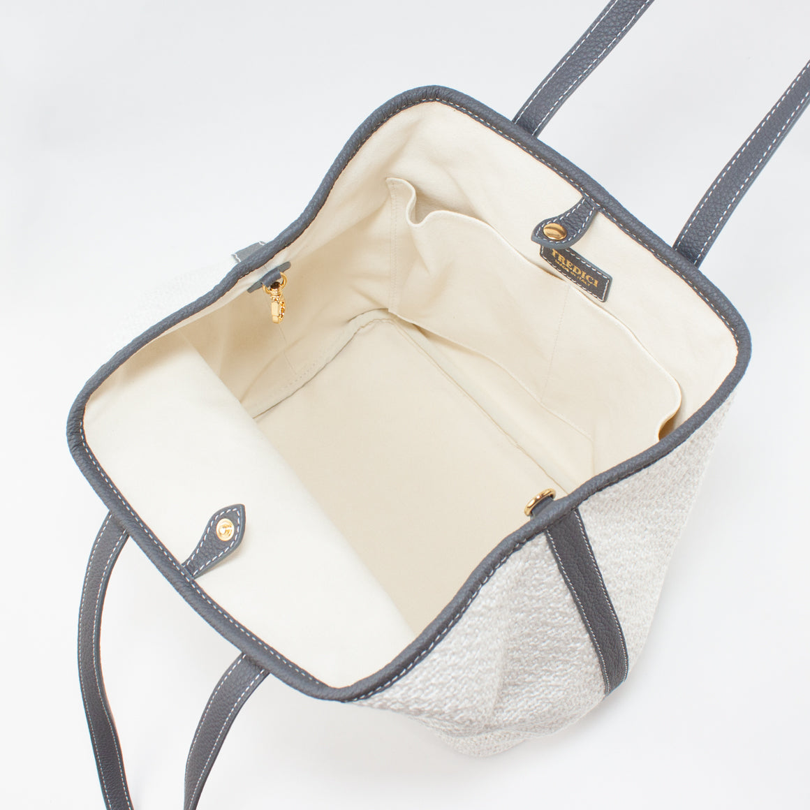 Toron V. TW/TG TOTE BAG Col.Panna/Gray
