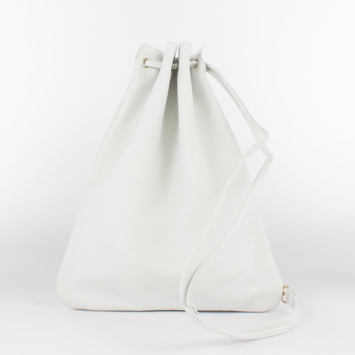 1201 LD DRAWSTRING BAG-L Col.Bianco
