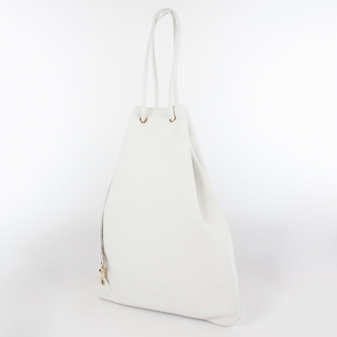 1201 LD DRAWSTRING BAG-L Col.Bianco