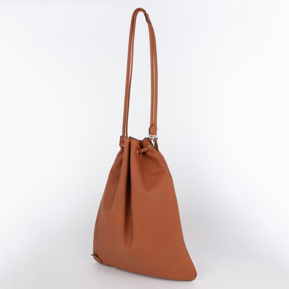 1201 LD DRAWSTRING BAG-L Col.Marrone
