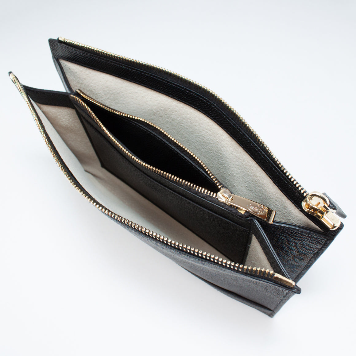 1233 POCHETTE WLS 2LOCALI CON MANICO Col.Nero
