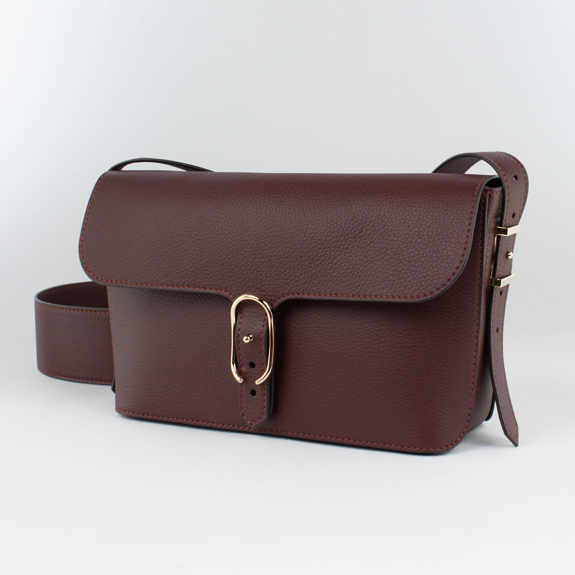 1243 LD SHOULDER BAG Col.Bordeaux