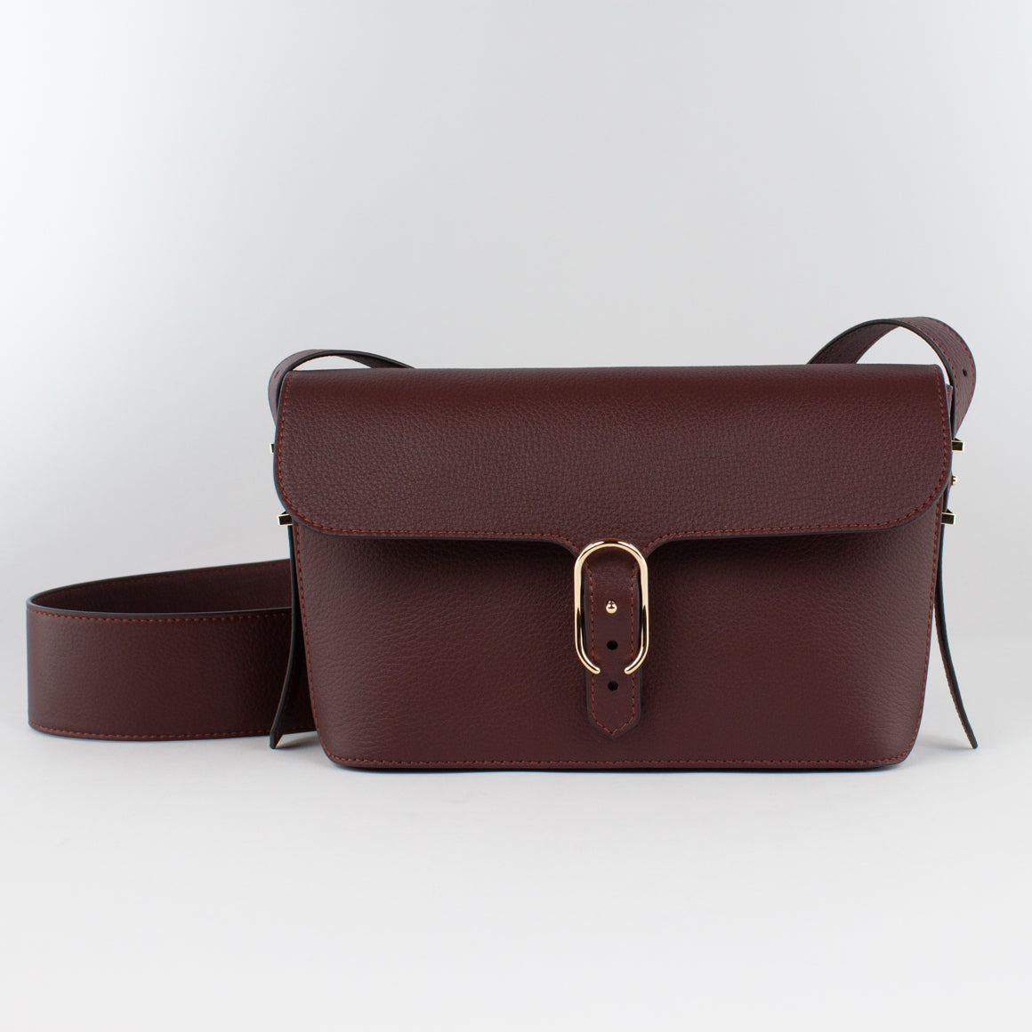 1243 LD SHOULDER BAG Col.Bordeaux