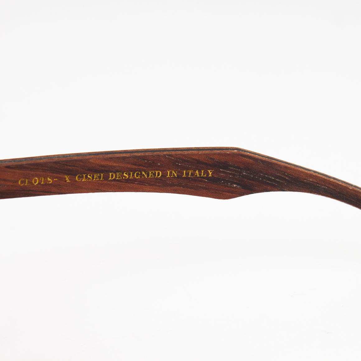 【CLOTS×CISEI】C601 WOODEN FRAMED SUNGLASSES Col.Rosewood