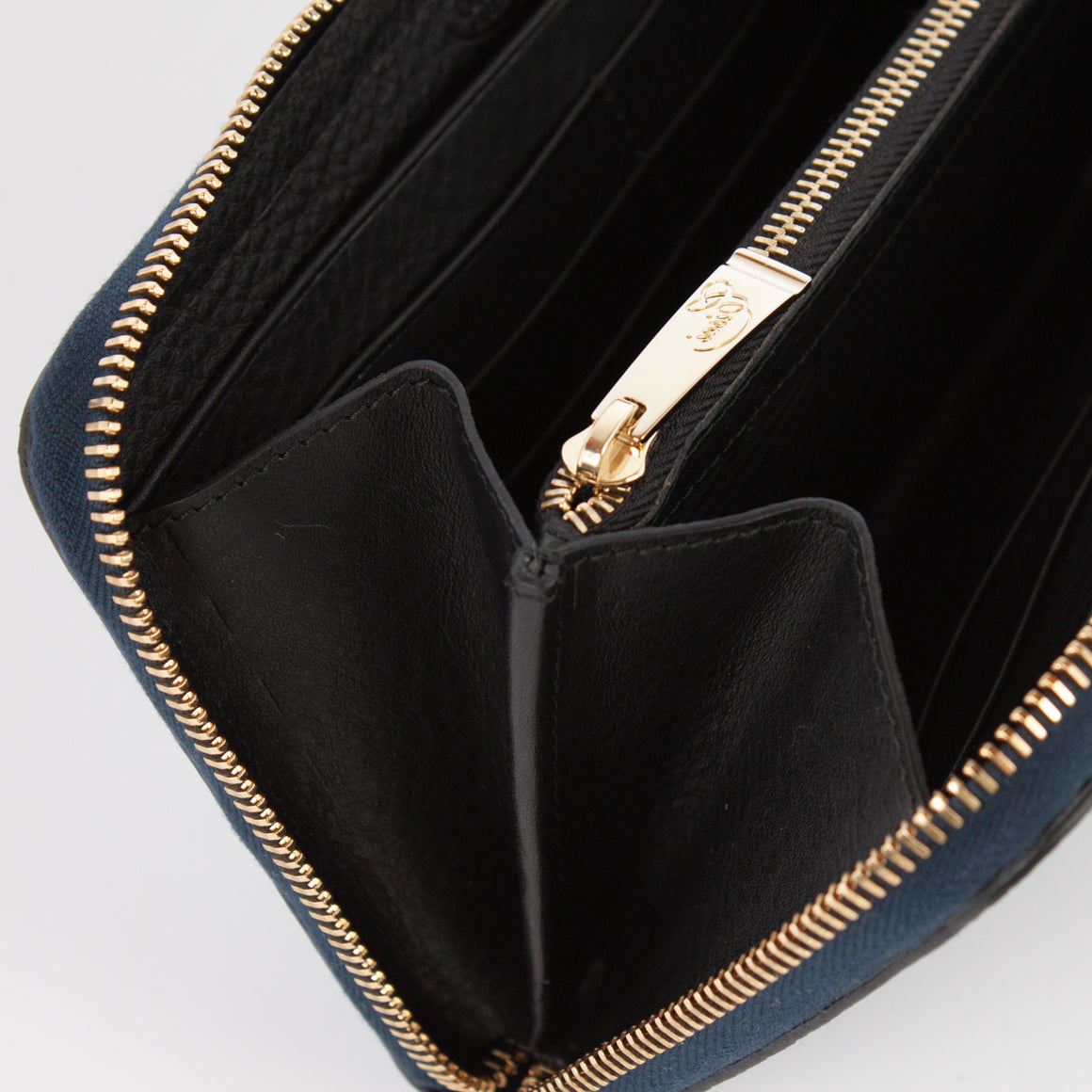 P0967 LD ZIP LONG WALLET Col.Navy(W)