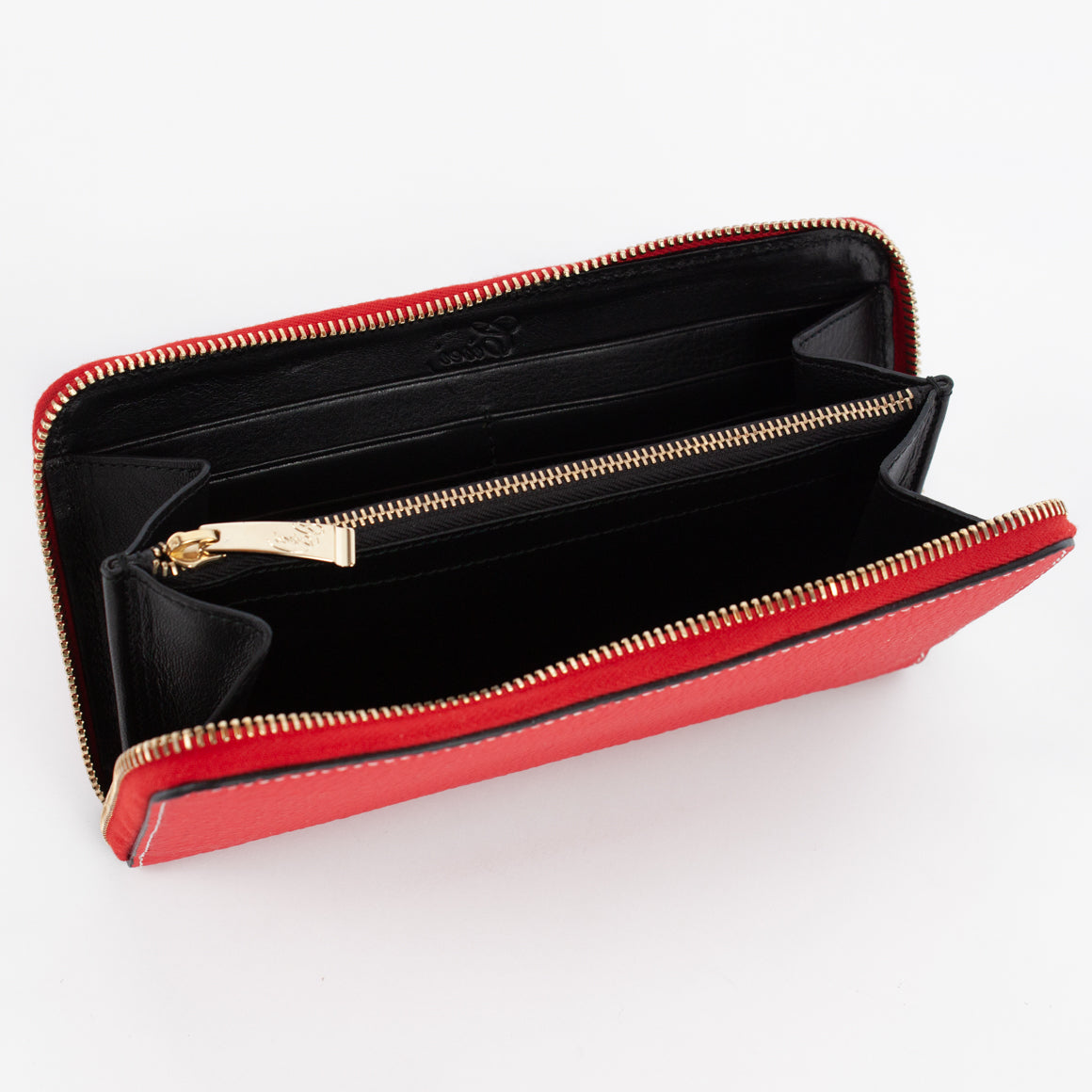 P0967 PORTAFOGLIO LUNGO LD ZIP Col.Rosso