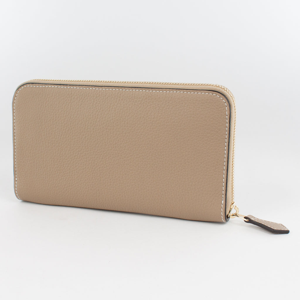 P0967 LD ZIP LONG WALLET Col.Taupe(W)