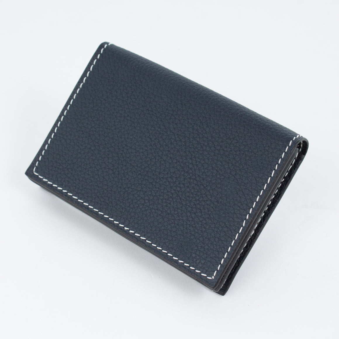 P1021 LD BUSINESS CARD CASE Col.Navy(W)