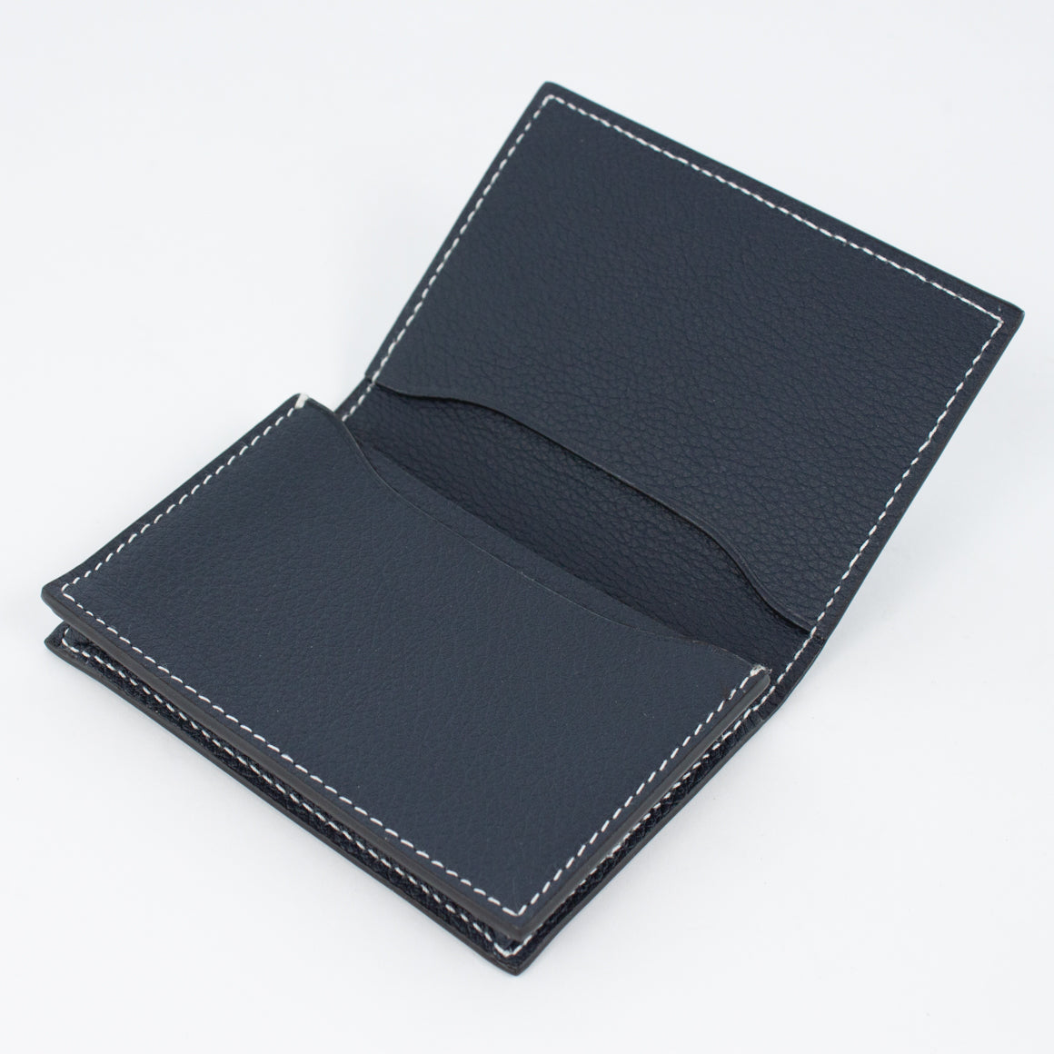 P1021 LD BUSINESS CARD CASE Col.Navy(W)