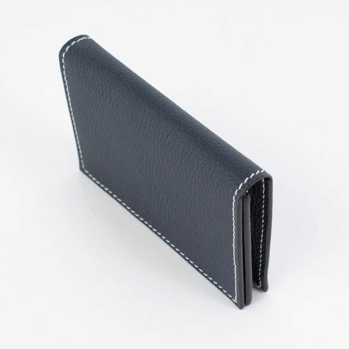 P1021 LD BUSINESS CARD CASE Col.Navy(W)