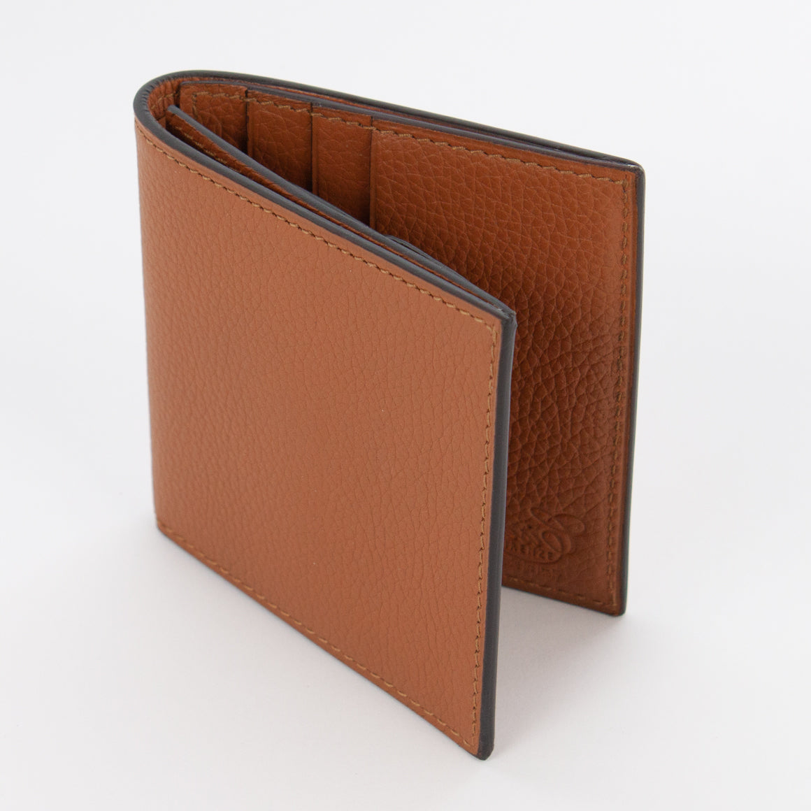 P1023 LD FOLDING WALLET WITH COIN PURSE Col.Marrone