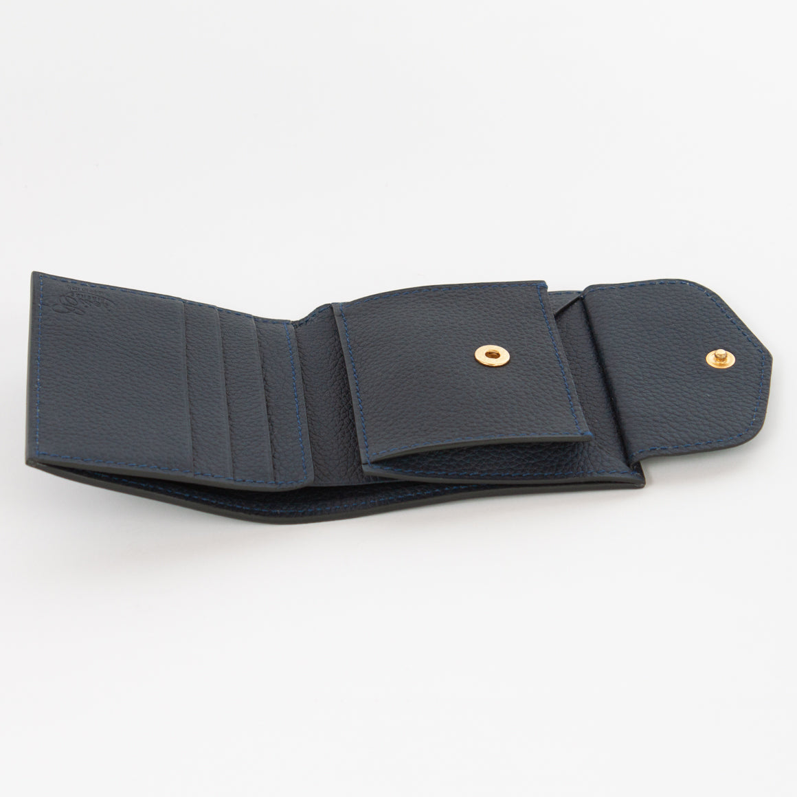 P1023 LD FOLDING WALLET WITH COIN PURSE Col.Navy