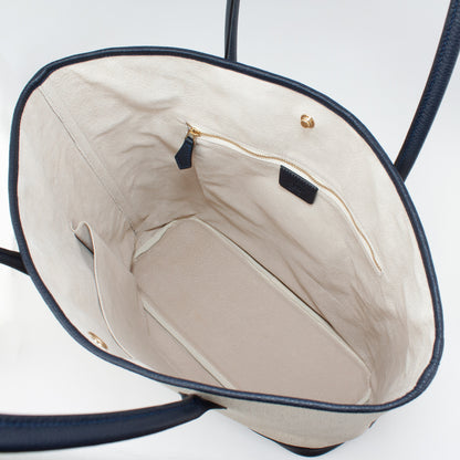 0943 BG/LD TOTE - H Col.Naturel/Navy