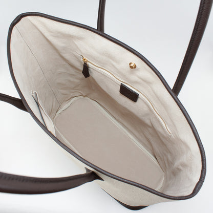 0943 BG/LD TOTE - H Col.Naturel/T.Moro