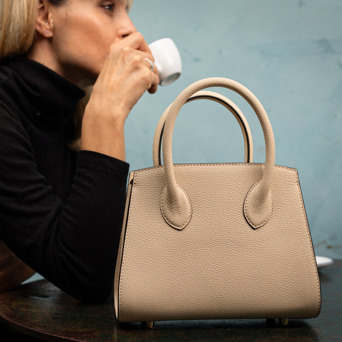 Letre 17 LD HAND BAG -S Col.Beige