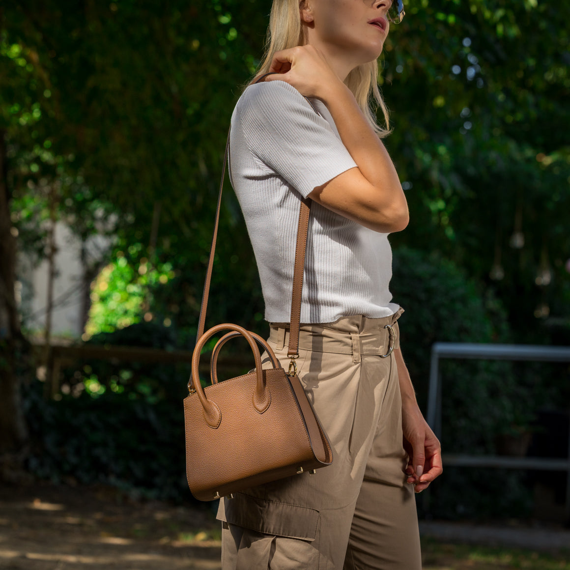 Letre 17 LD HAND BAG -S Col.Marrone
