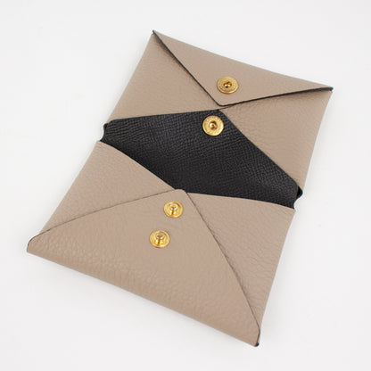 P1044 BUSINESS CARD CASE Col.Taupe