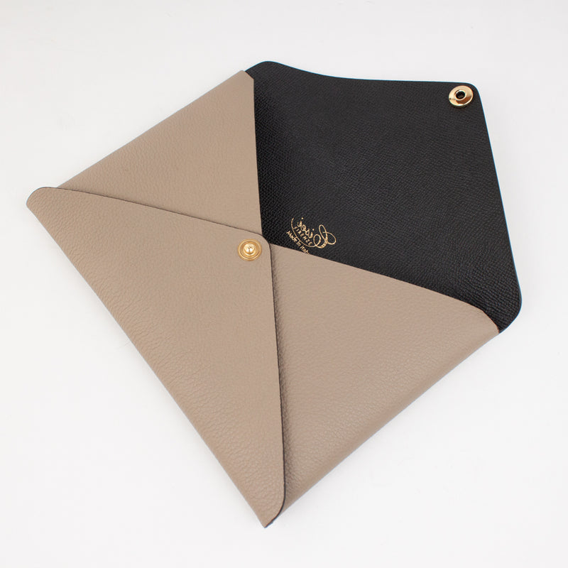 P1048 LD POUCH - M Col.Taupe