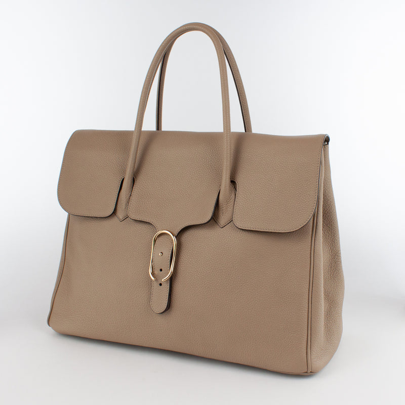 0981 LD FLAP TOTE Col.Taupe