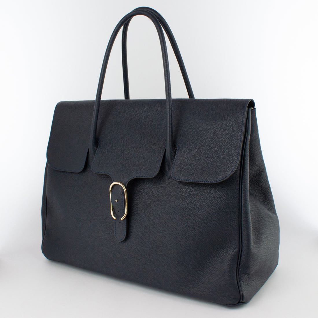 0983 LD FLAP TOTE - L Col.Navy(T)