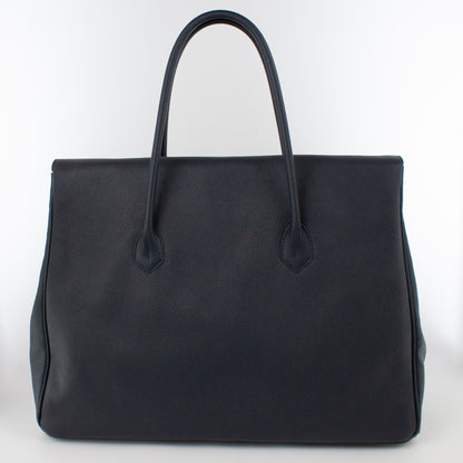 0983 LD FLAP TOTE - L Col.Navy(T)