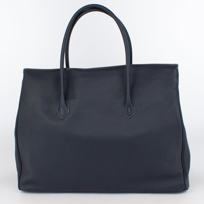 0983 LD FLAP TOTE - L Col.Navy(W)