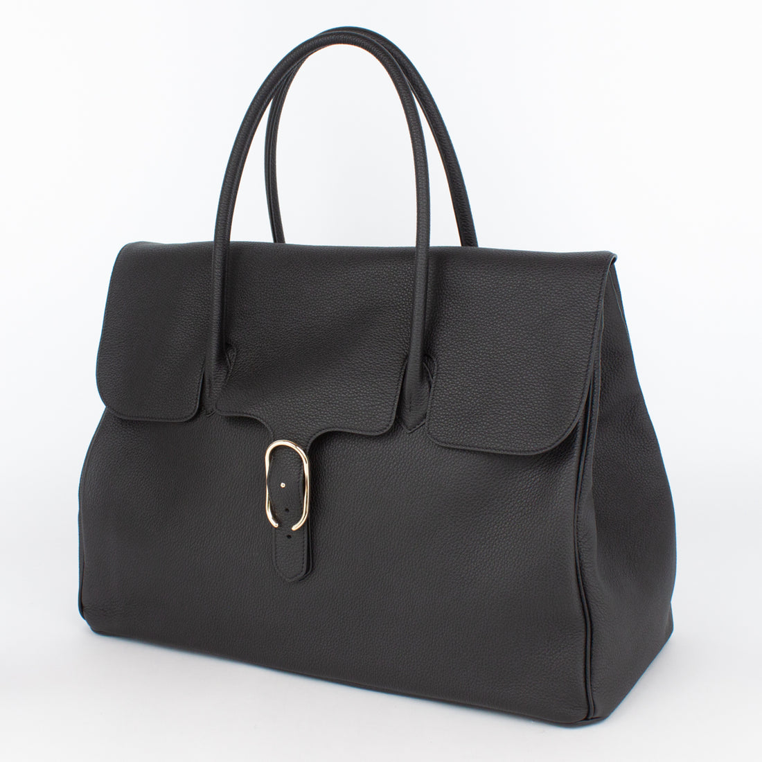 0983 LD FLAP TOTE - L Col.Nero(T)