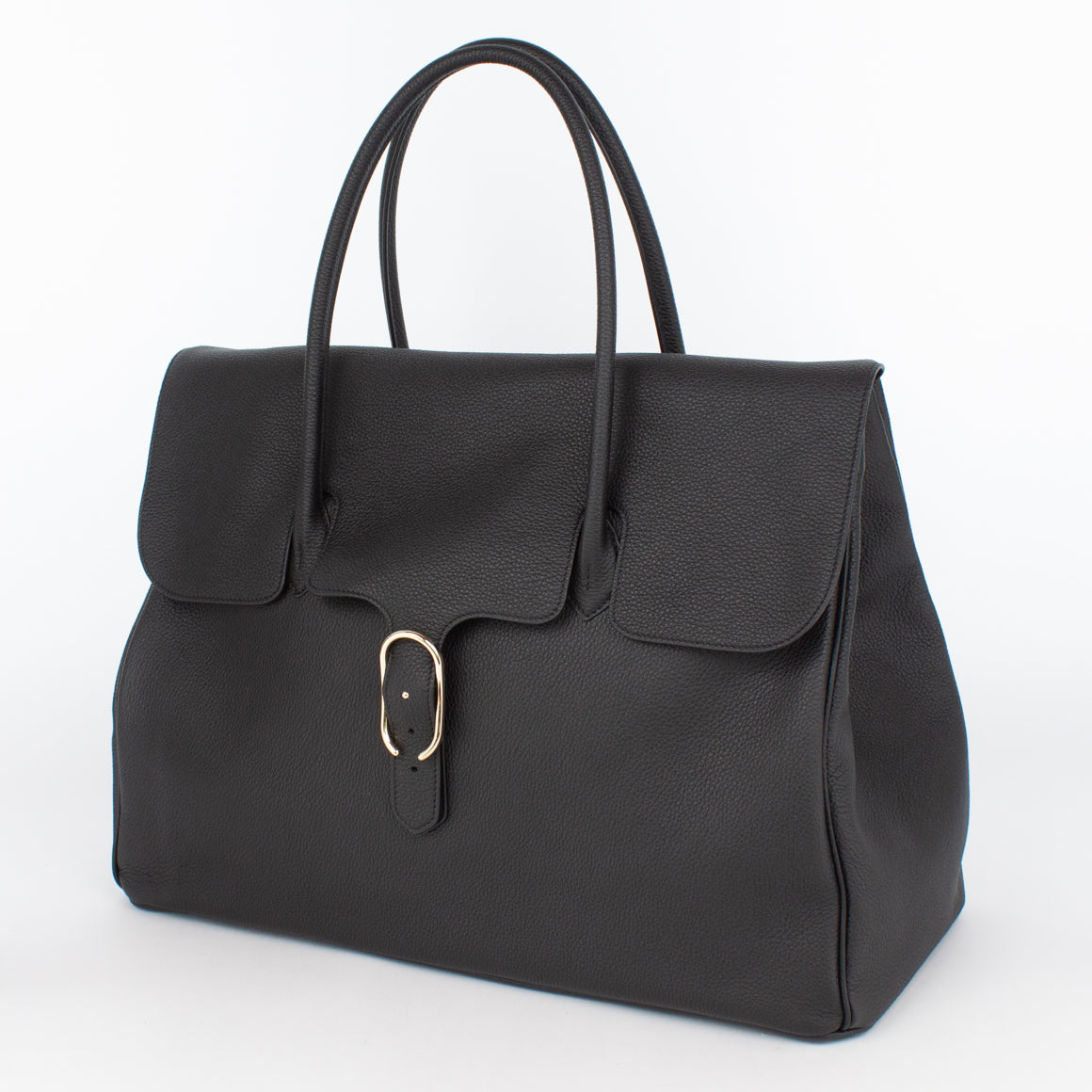 0983 LD FLAP TOTE - L Col.Nero(T)