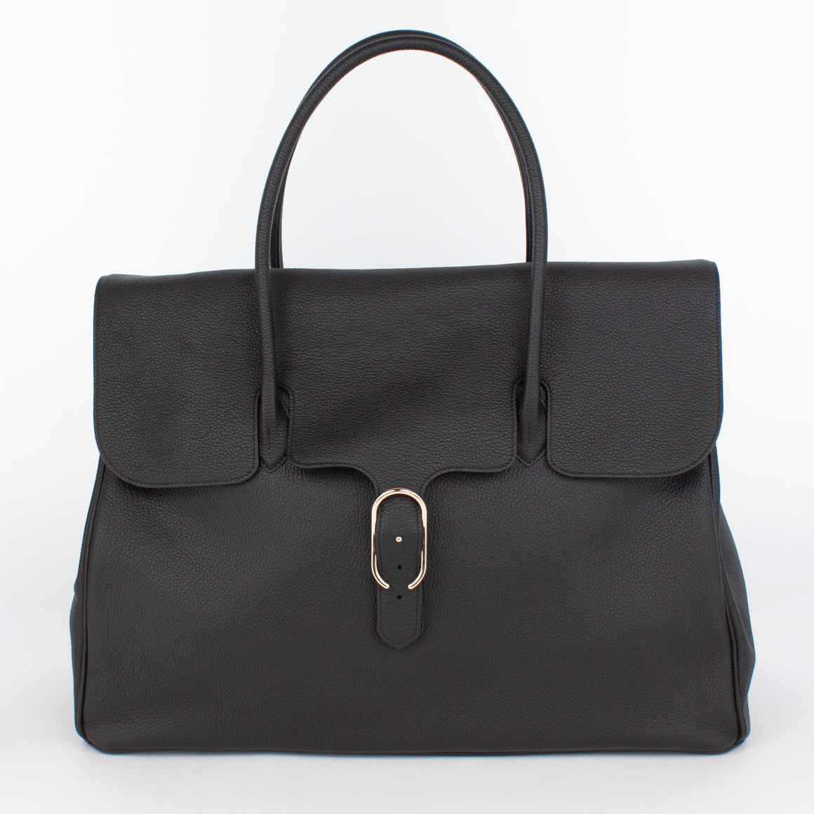 0983 LD FLAP TOTE - L Col.Nero(T)