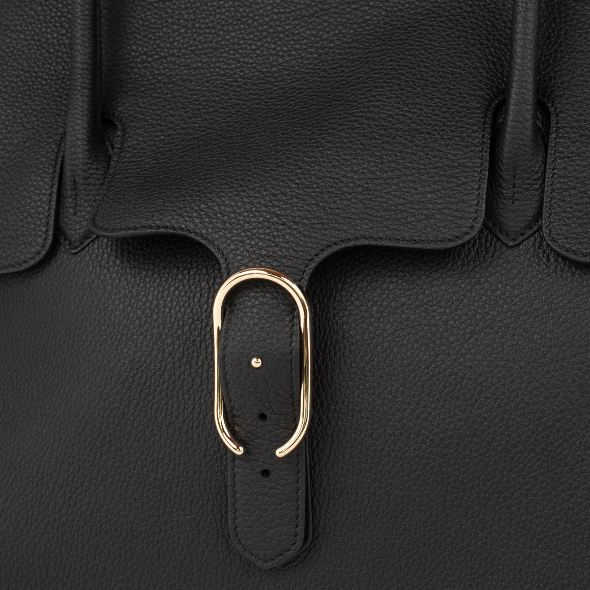 0983 LD FLAP TOTE - L Col.Nero(T)