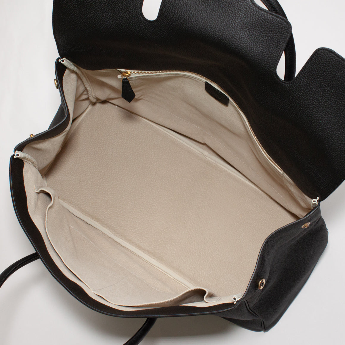 0983 LD FLAP TOTE - L Col.Nero(T)