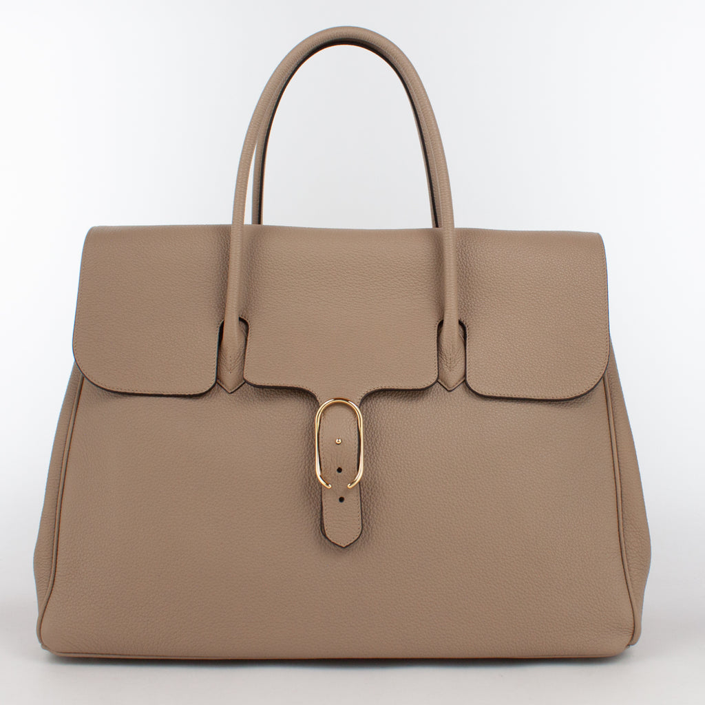 0983 LD FLAP TOTE - L Col.Taupe