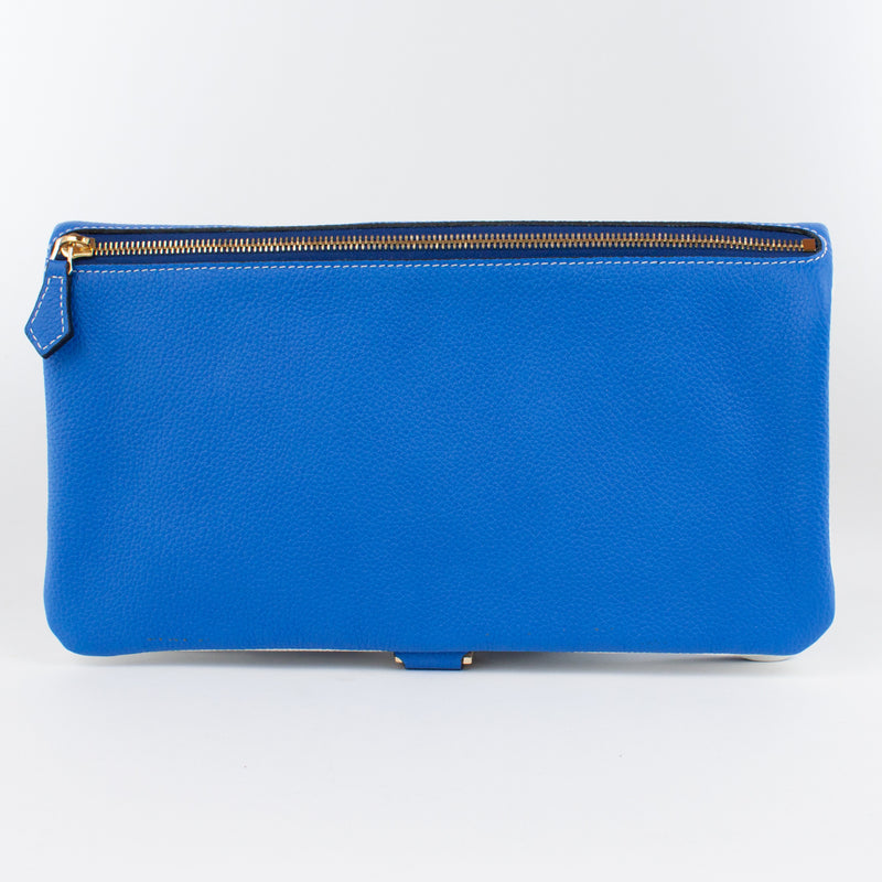 1020B LD/LD FOLDING DOCUMENT CASE Col.Blu/Bianco