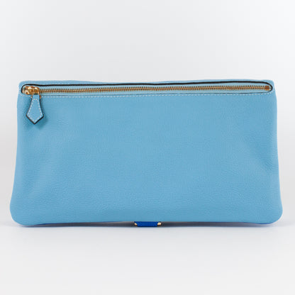 1020B LD/LD FOLDING DOCUMENT CASE Col.Blu/Celeste