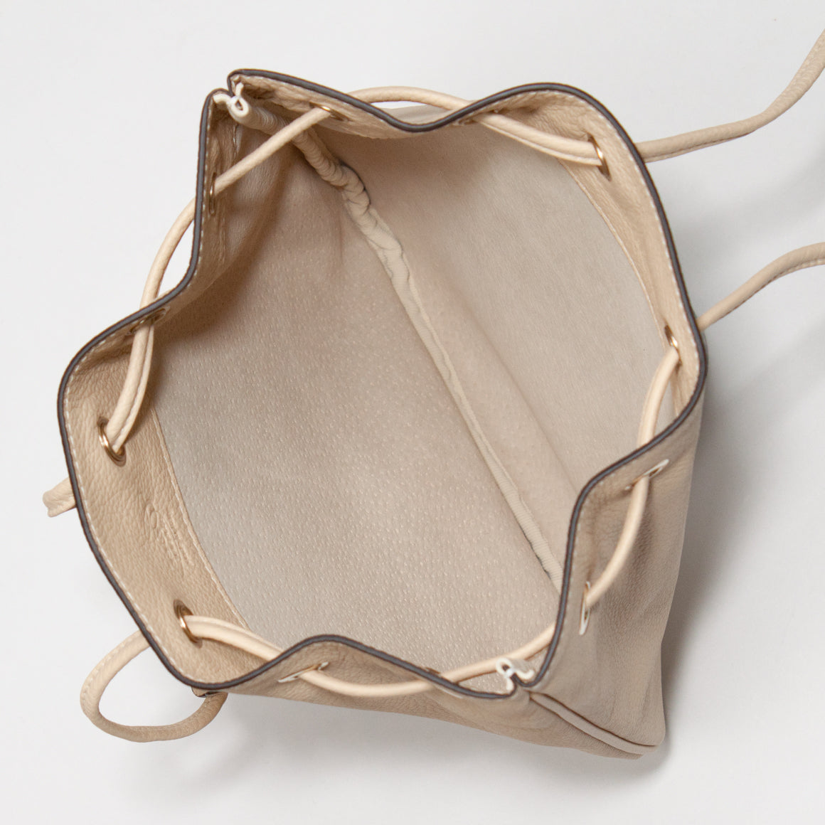 1200 LD DRAWSTRING BAG-S Col.Beige