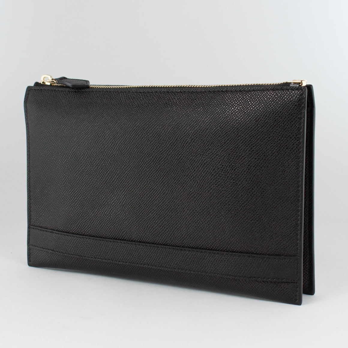 1233 WLS 2ROOMS CLUTCH BAG WITH HANDLE Col.Nero