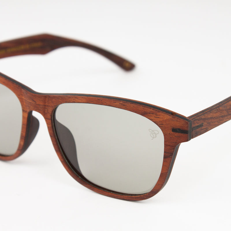 【CLOTS×CISEI】C601 WOODEN FRAMED SUNGLASSES Col.Rosewood