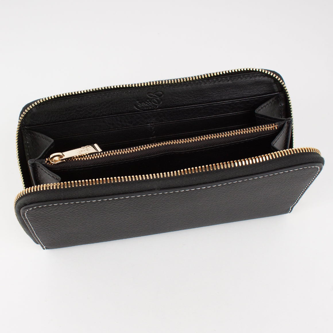 P0967 LD ZIP LONG WALLET Col.Nero(W)