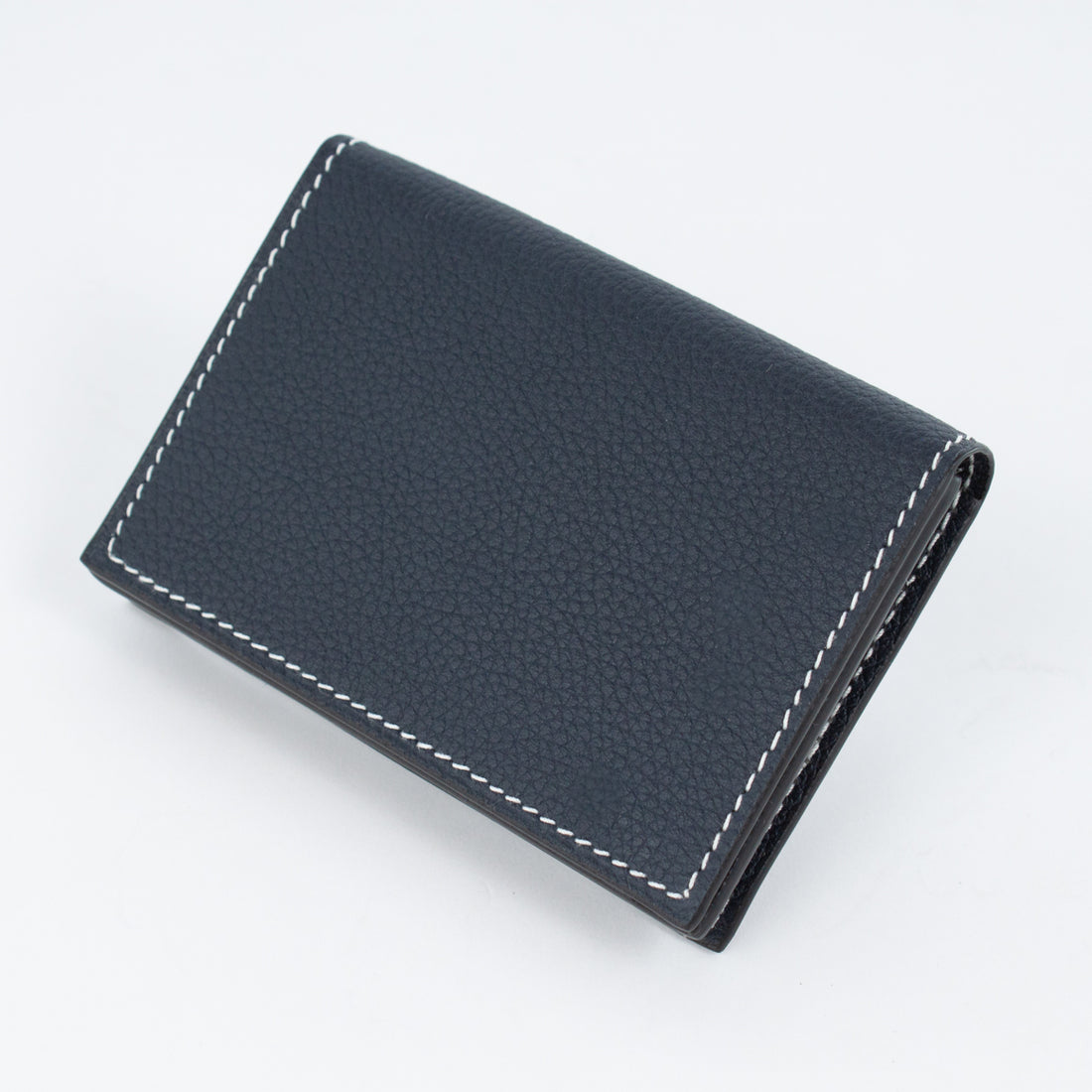 P1021 LD BUSINESS CARD CASE Col.Navy(W)