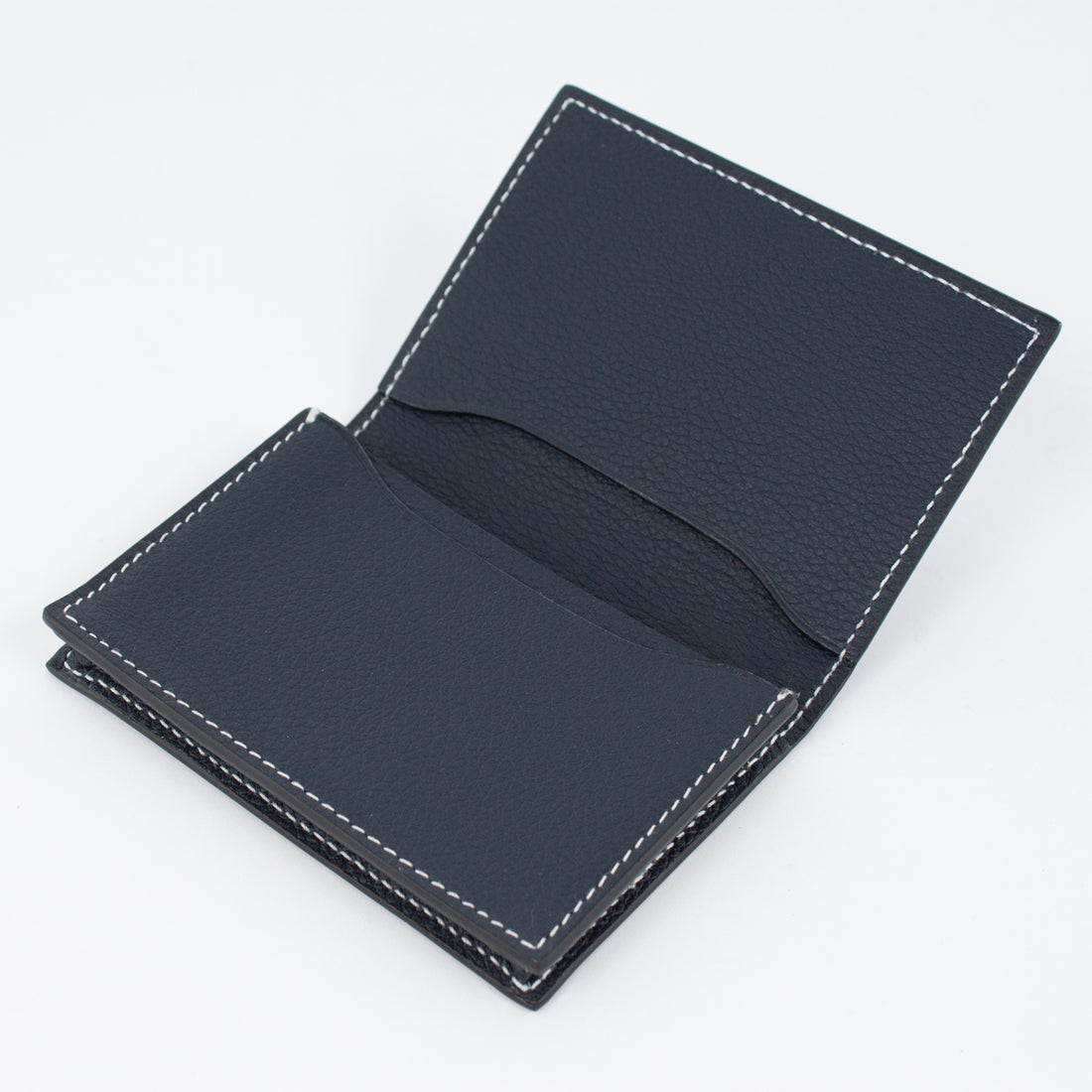 P1021 LD BUSINESS CARD CASE Col.Navy(W)