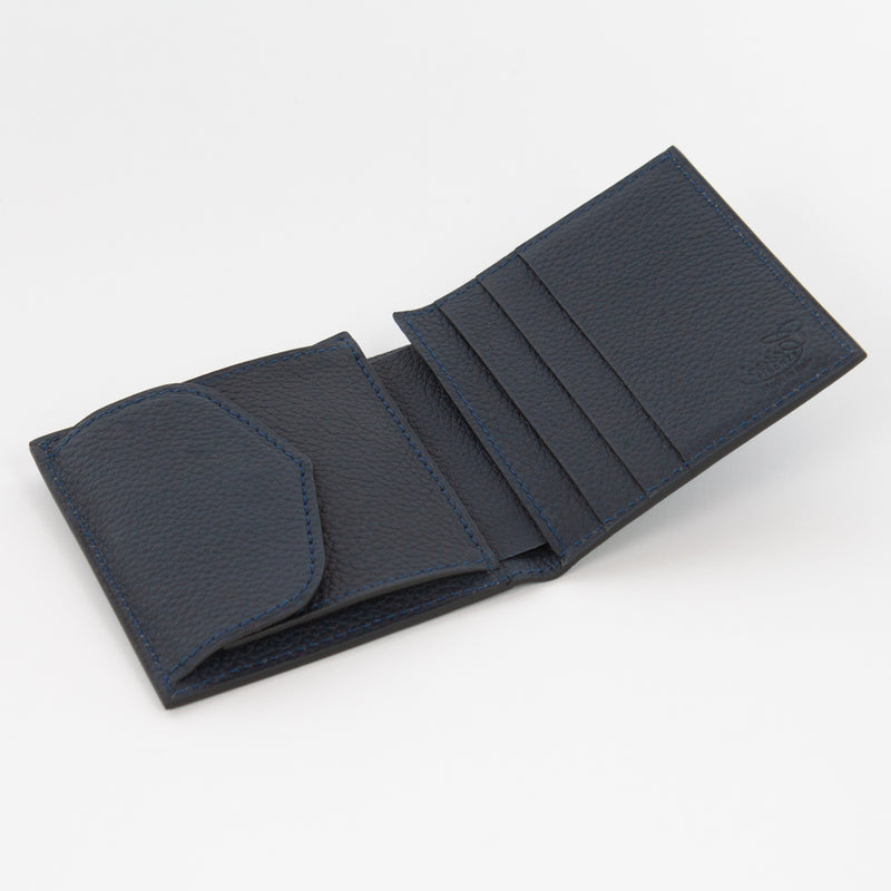 P1023 LD FOLDING WALLET WITH COIN PURSE Col.Navy – Cisei Online Shop