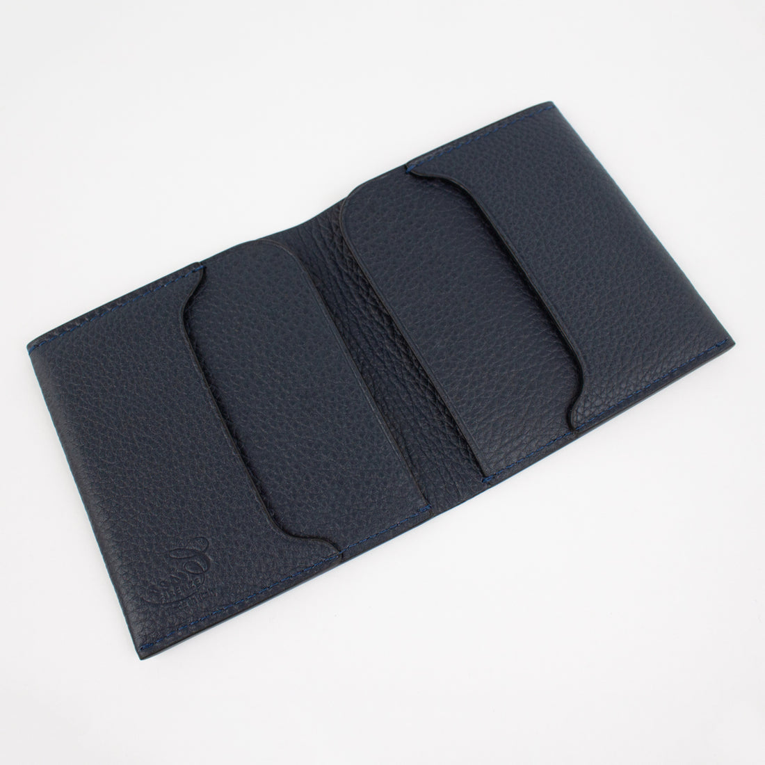 P1026 LD FOLDING THIN WALLET Col.Navy