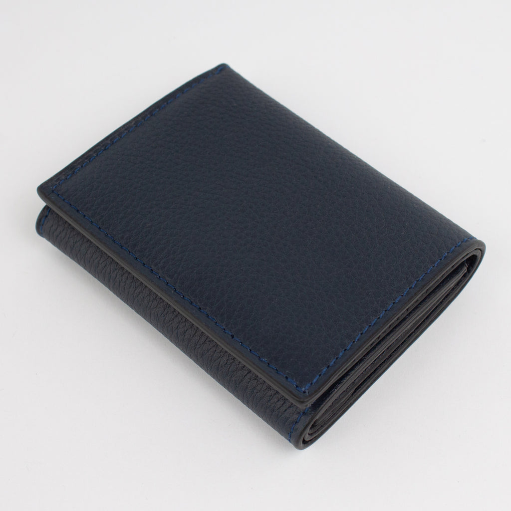 P1030 LD FOLDING WALLET WITH COIN PURSE Col.Navy