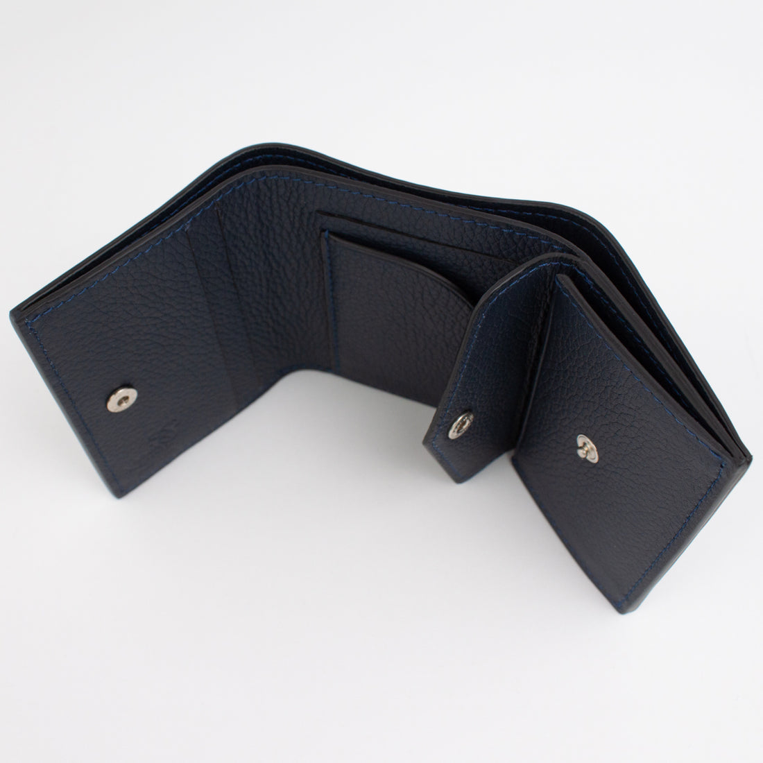 P1030 LD FOLDING WALLET WITH COIN PURSE Col.Navy