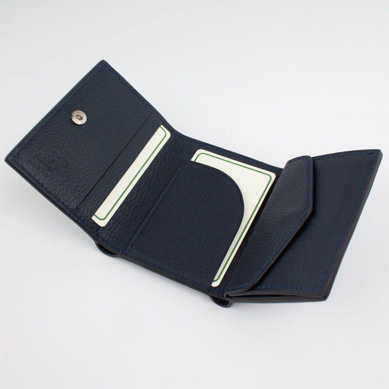 P1030 LD FOLDING WALLET WITH COIN PURSE Col.Navy
